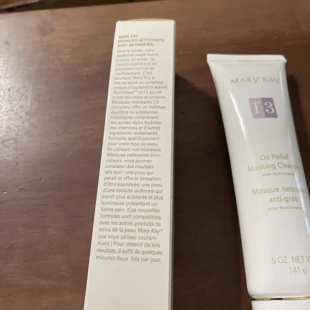 Mary Kay F3 Oil Relief Masking Cleanser w/ Nutrinewal 5oz Old Stock 2915 NOS